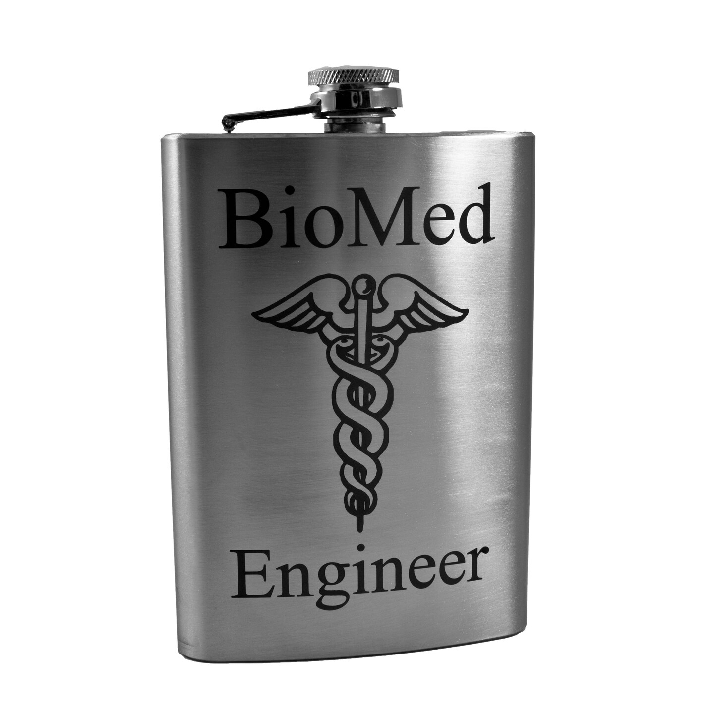 8oz BioMed Engineer Stainless Steel Flask- 8oz BioMed Engineer Stainless Steel Flask-