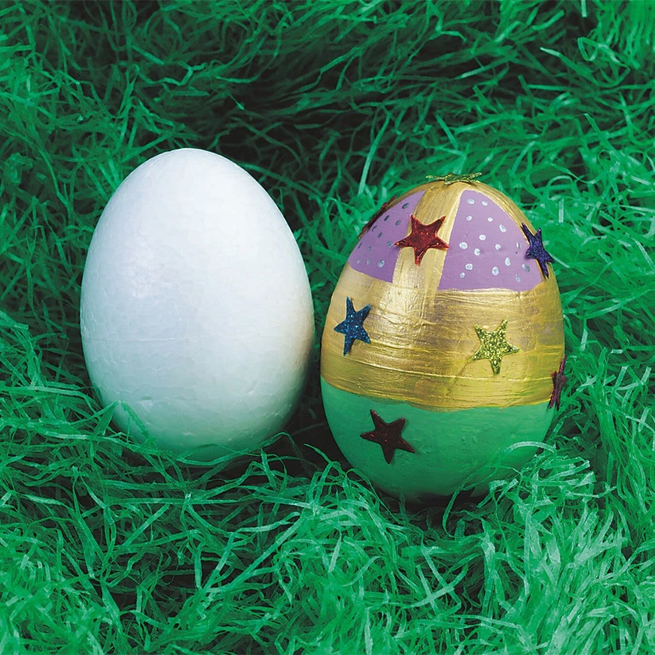 Craft Foam Egg Shapes, 3&#x22; (Pack of 12)