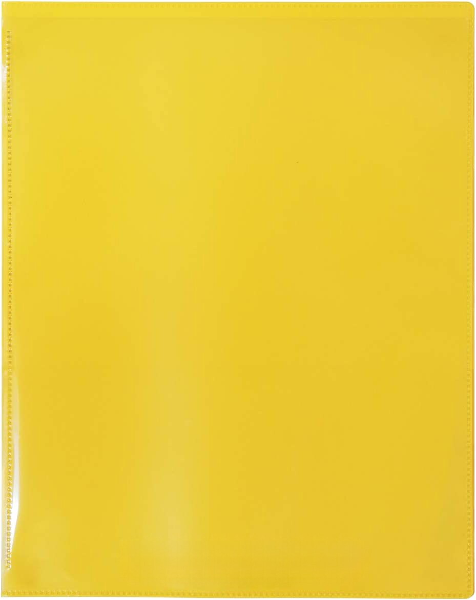 Plastic 2-Pocket Folders - Clear Overlay on Front and Back - Made in U.S.A