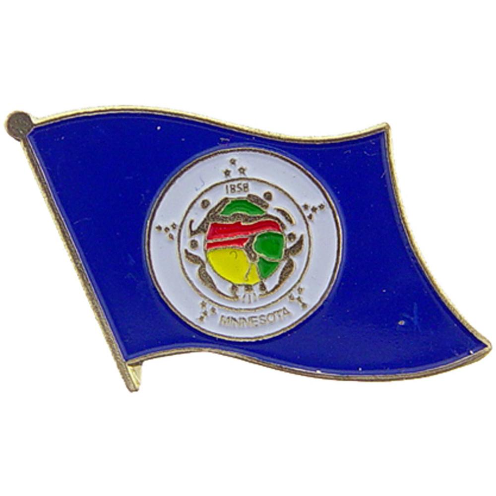 Minnesota Flag Pin 1&#x22;