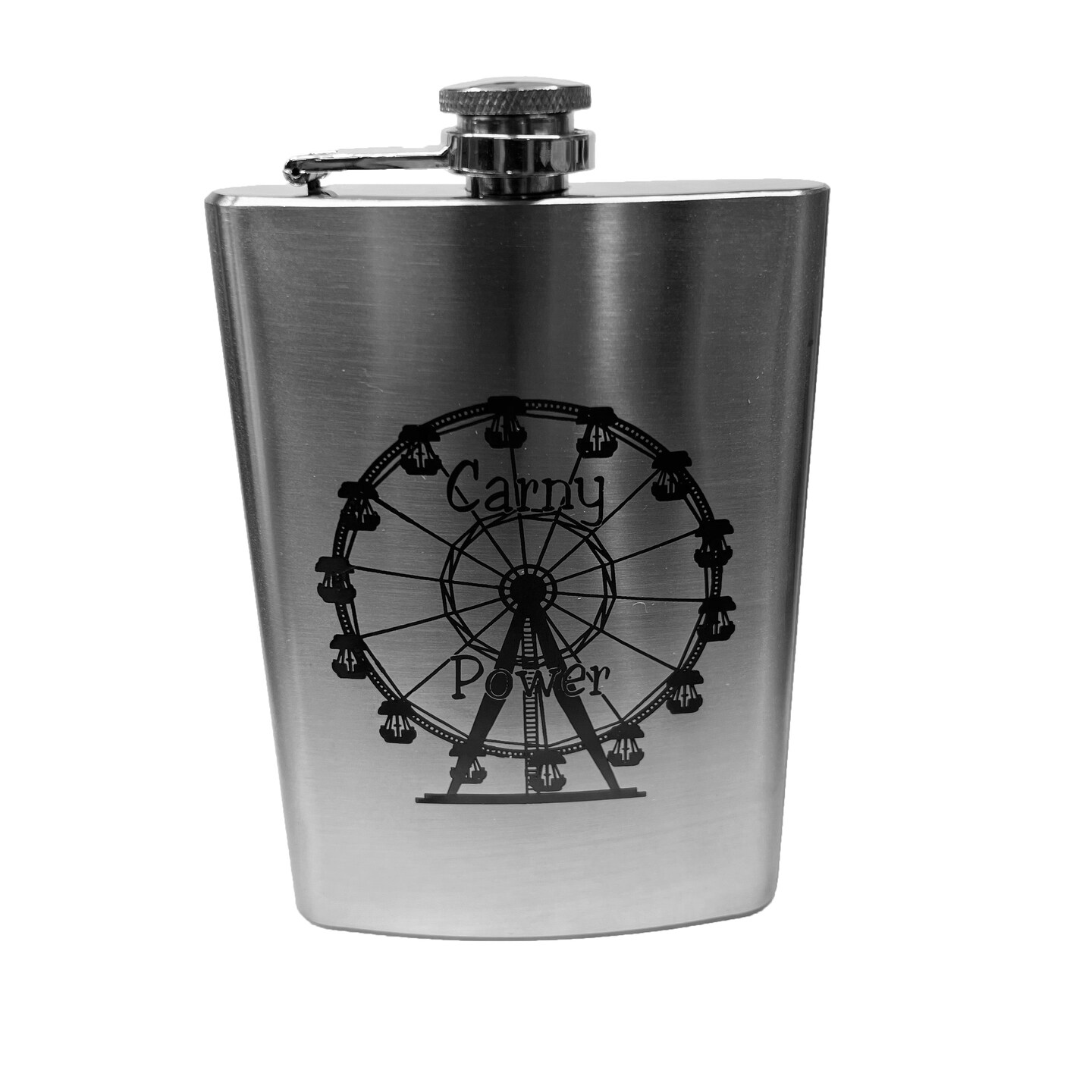 8oz Power Stainless Steel Flask 8oz Power Stainless Steel Flask