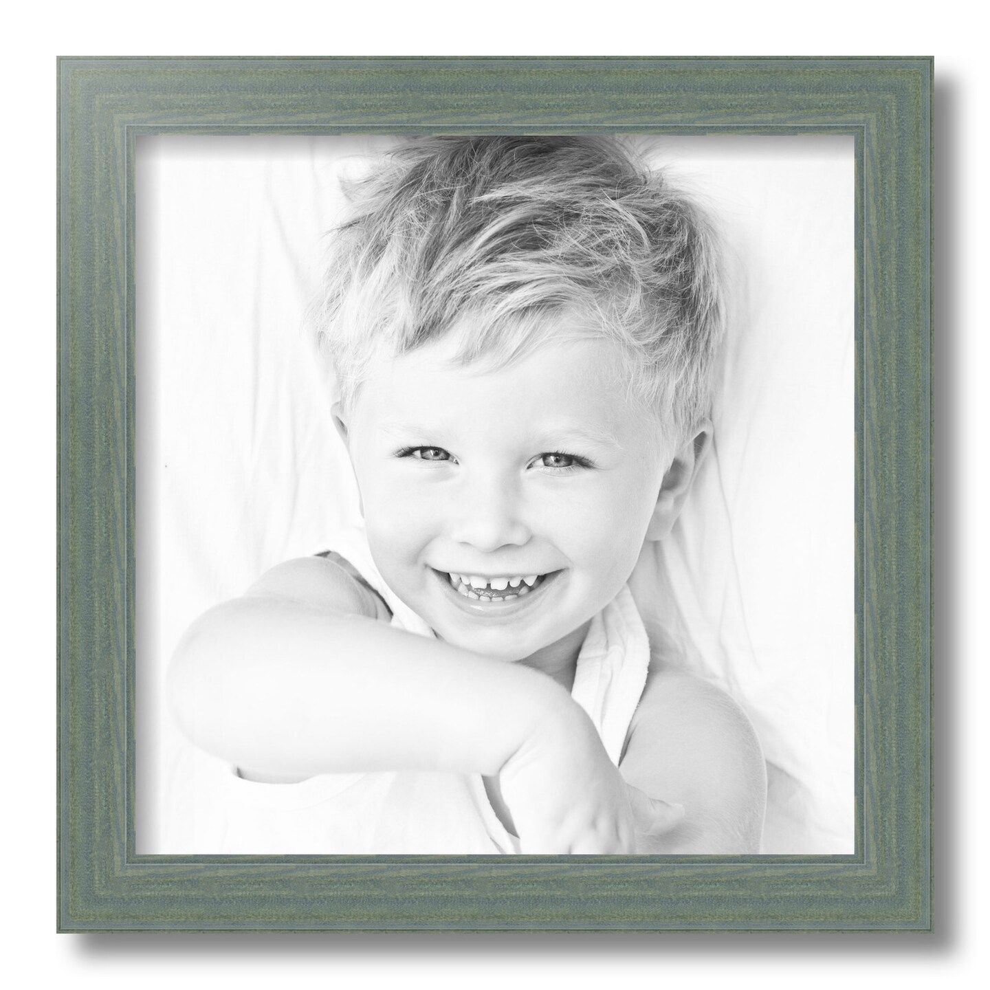 ArtToFrames 14x14 Inch Picture Frame, This 1.50 Inch Custom Wood Poster Frame is Available in Multiple Colors, Great for Your Art or Photos - Comes with Regular Glass and Foam Backing 3/16 inch (V-56673-14x14)