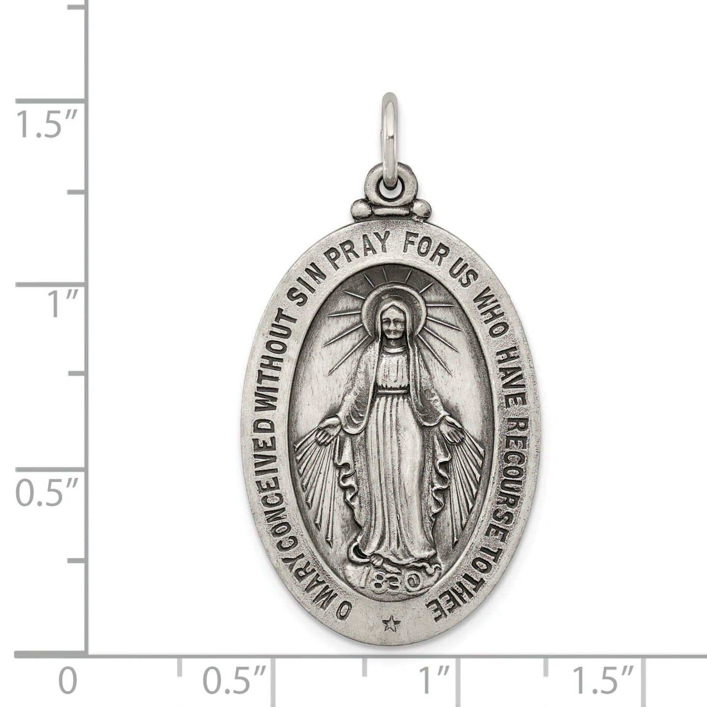 Sterling Silver Miraculous Medal