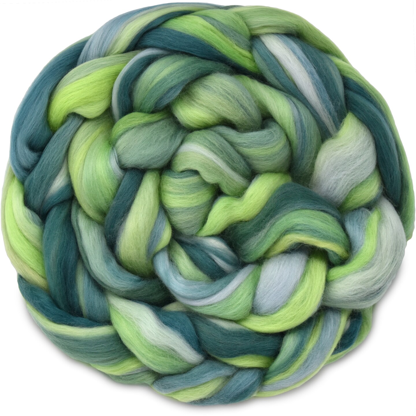 100% Superfine Merino Fiber: Top Notch. Soft Combed Top Roving Color Blend for Spinning, Felting, Weaving