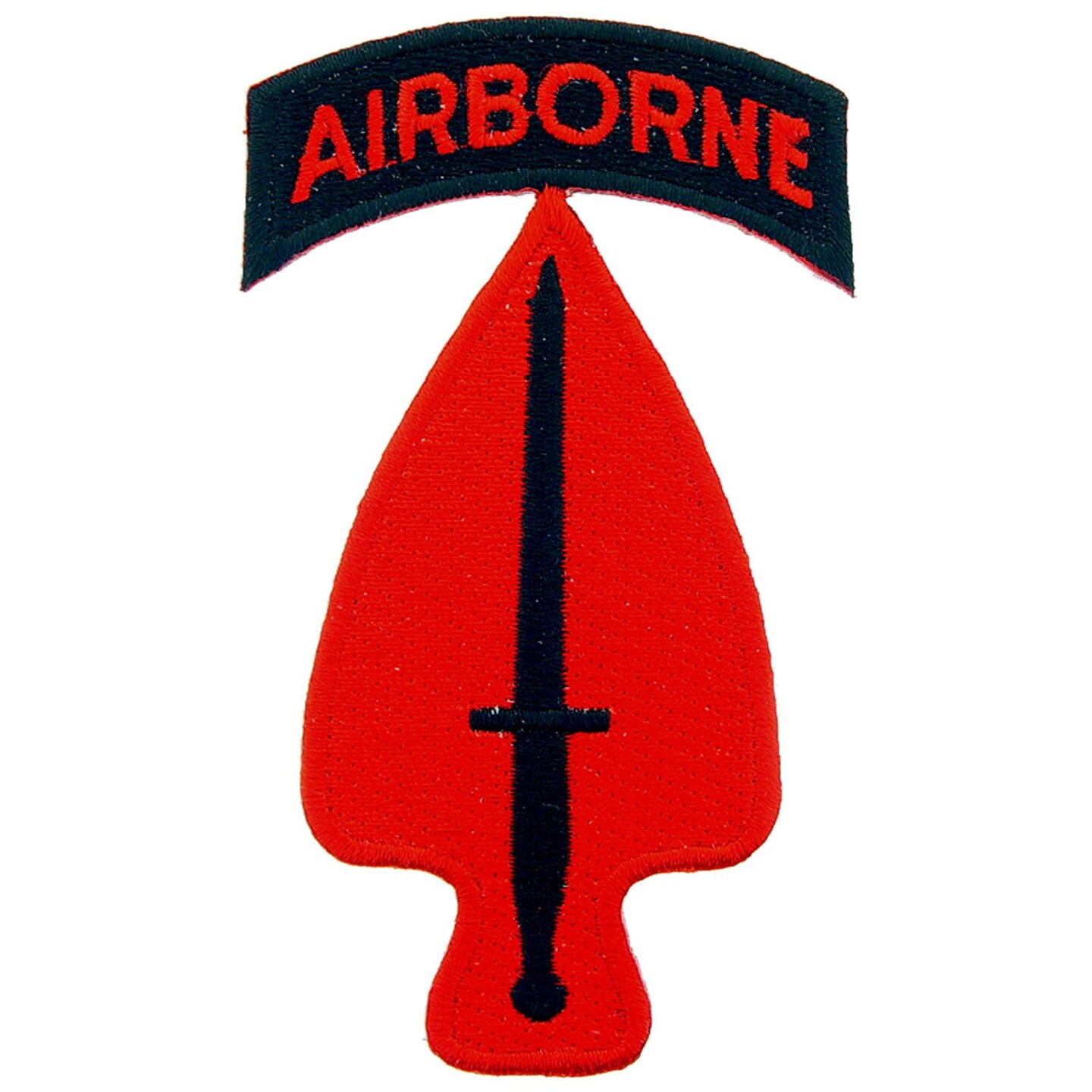 U.S. Army Special Operations Command Patch Red & Black