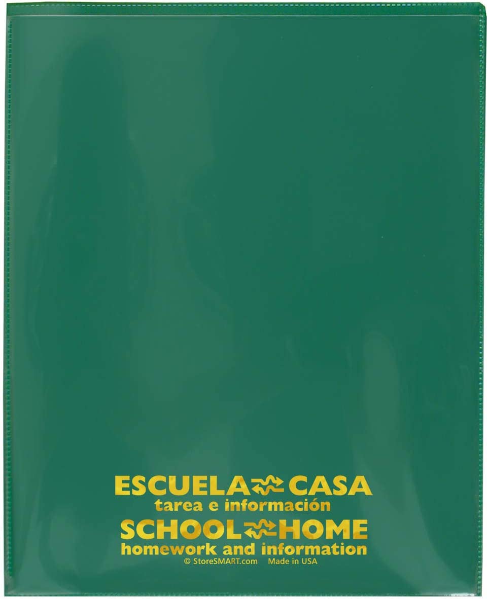 School / Home Folders - Spanish/English - Archival Plastic - Made in U.S.A