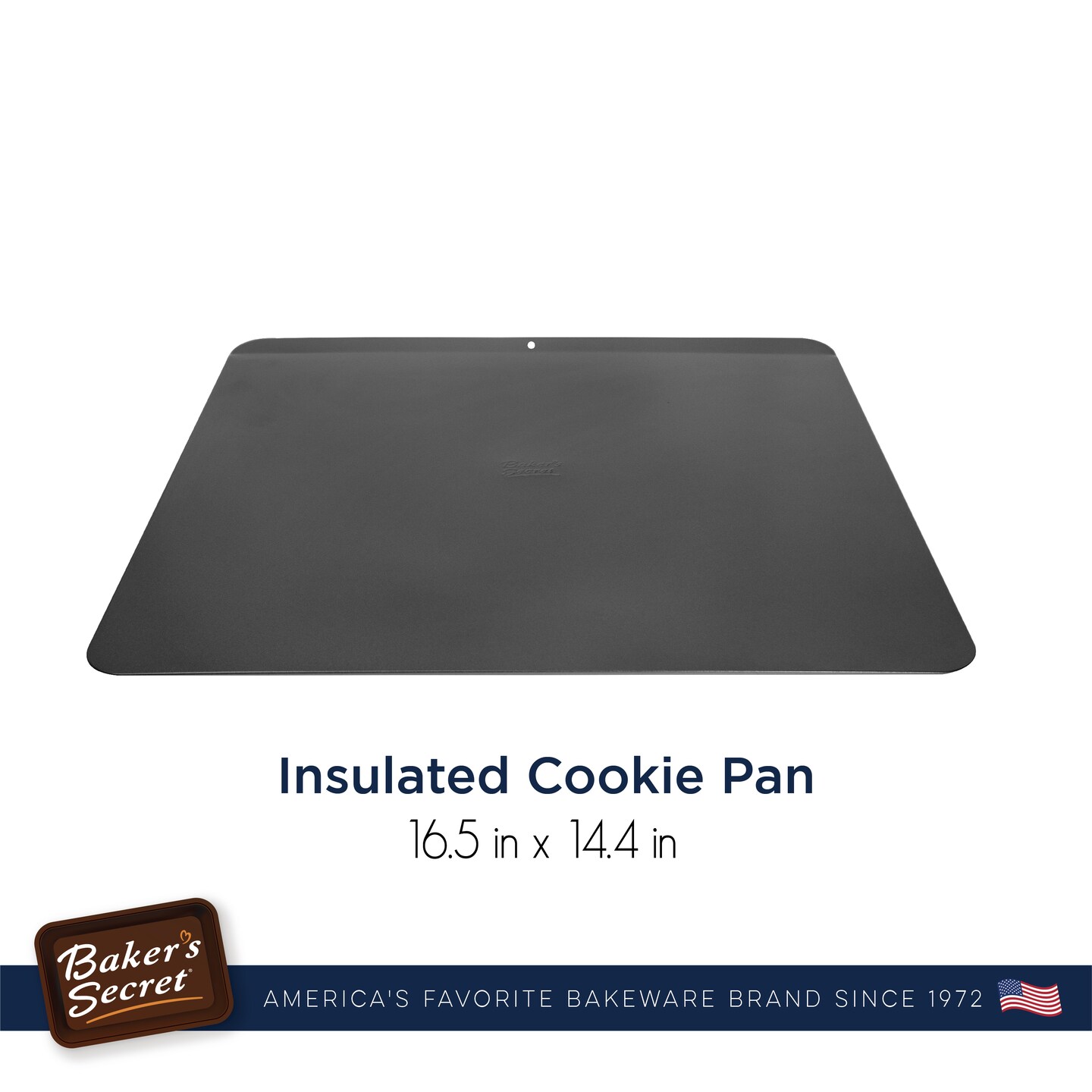 Baker's Secret Insulated Cookie Sheet Cookie Tray 17 x 14, Carbon Steel  Insulated Double Wall, for Baking Roasting Cooking, Dishwasher Safe Home  Baking Supplies Accessories - Essentials Collection