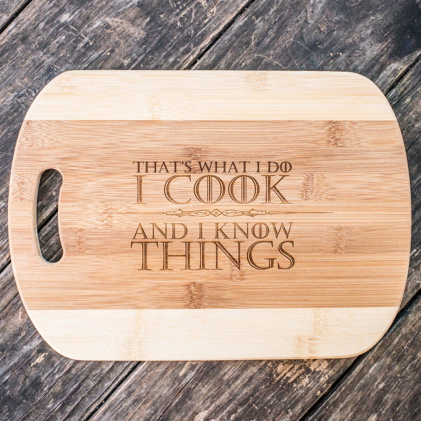 That's What I Do Cutting Board 14''x9.5''x.5'' Bamboo That's What I Do Cutting Board 14''x9.5''x.5'' Bamboo