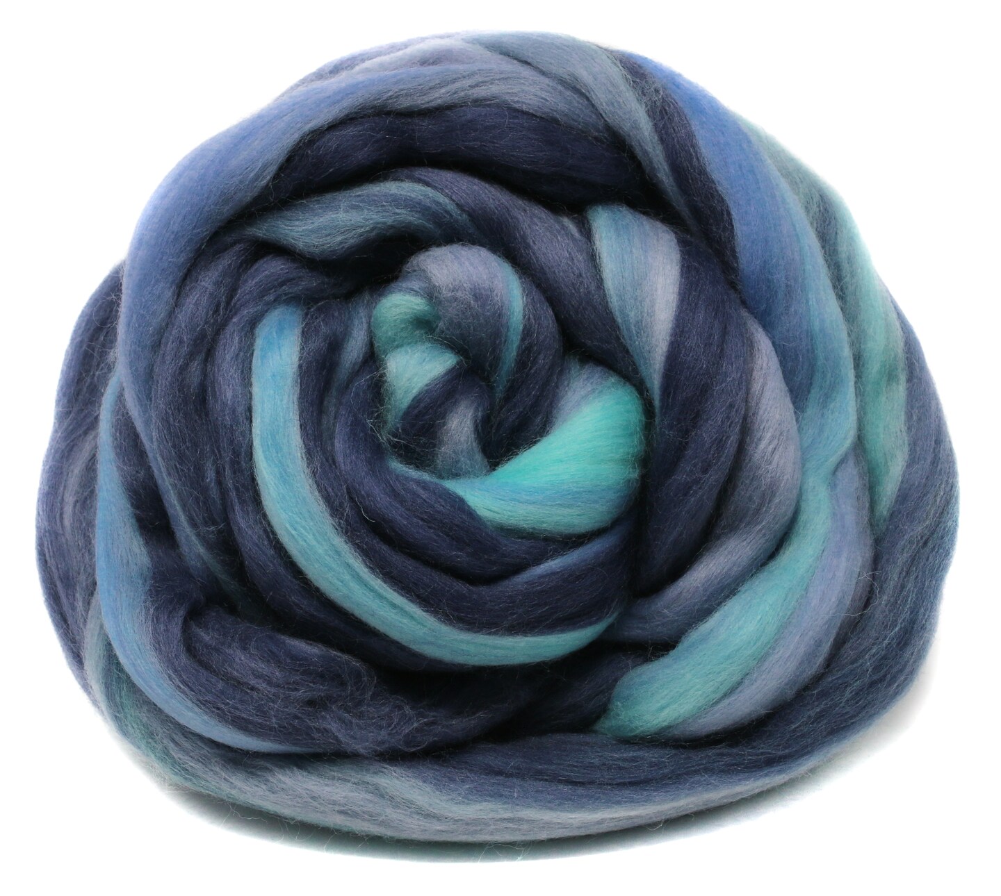 100% Superfine Merino Fiber: Top Notch. Soft Combed Top Roving Color Blend for Spinning, Felting, Weaving