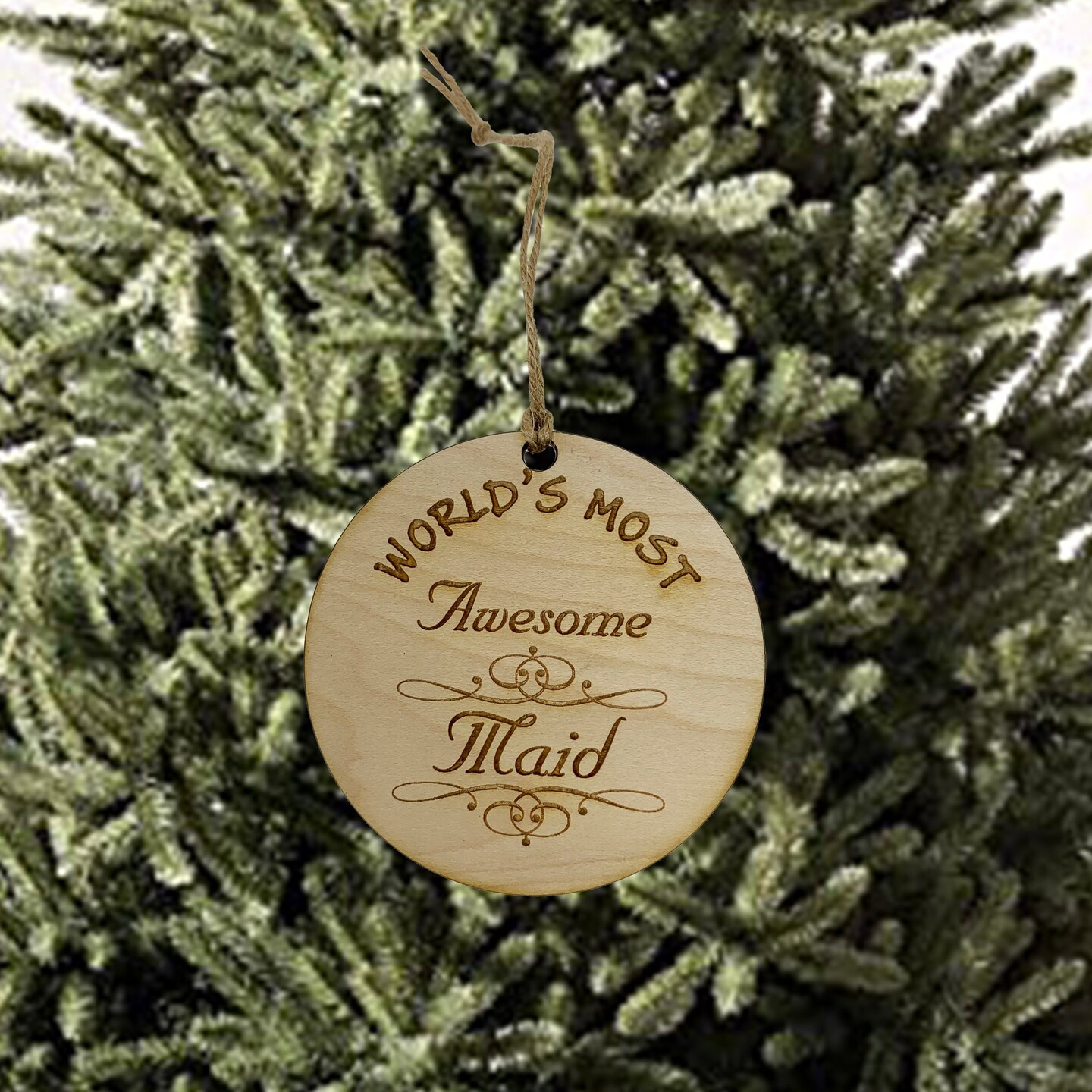 Worlds most Awesome Maid - Ornament Worlds most Awesome Maid - Ornament