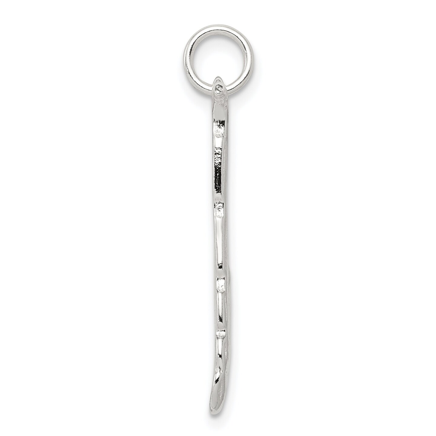 Sterling Silver Saxophone Charm Pendant Music Jewelry 27mm x 10mm