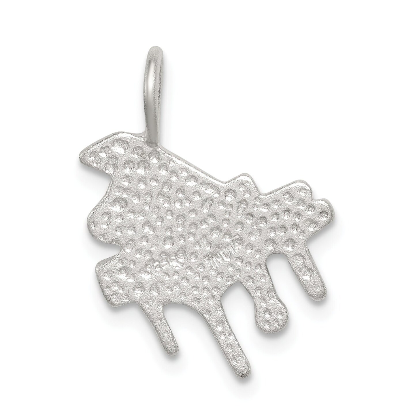 Sterling Silver Grand Piano Charm Music Jewelry 24mm x 16mm