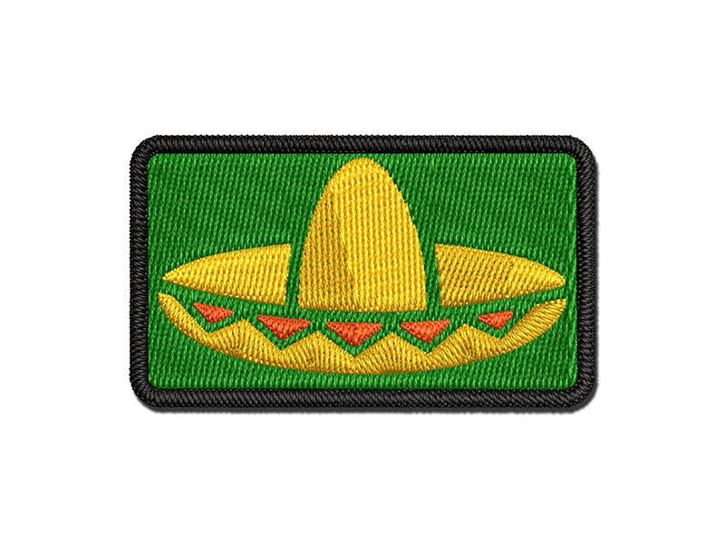 Sombrero Mexican Hat Embroidered Iron On Patch – Patch Collection