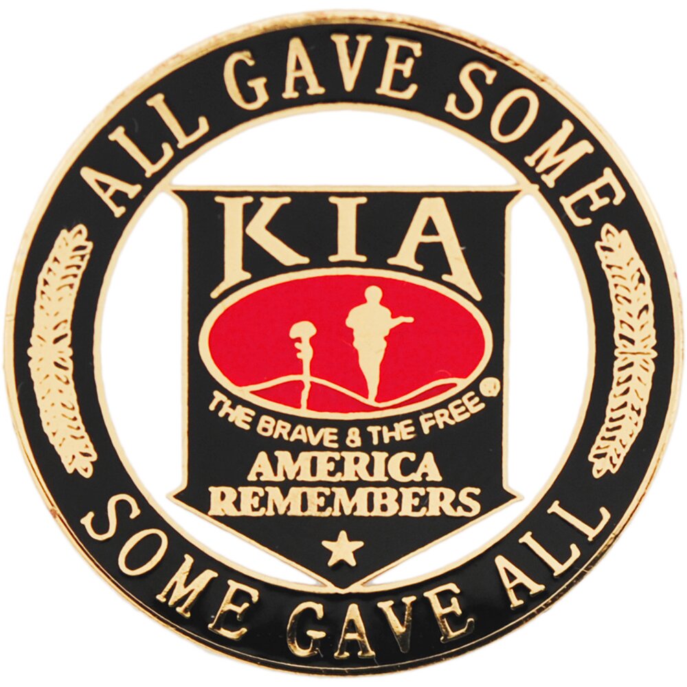 EE, Inc. KIA America Remembers All Gave Some Some Gave All Pin 1