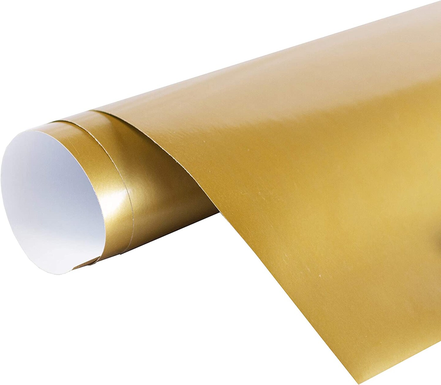 24 x 50 ft Roll of Glossy Gold Adhesive-Backed Vinyl for Signs,  Scrapbooking, Cricut, Silhouette Cameo, Craft, Die Cutters
