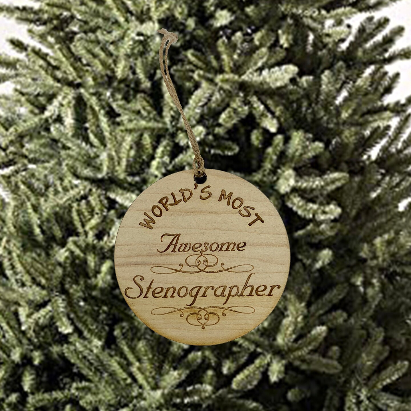 Worlds most Awesome Stenographer - Ornament Worlds most Awesome Stenographer - Ornament