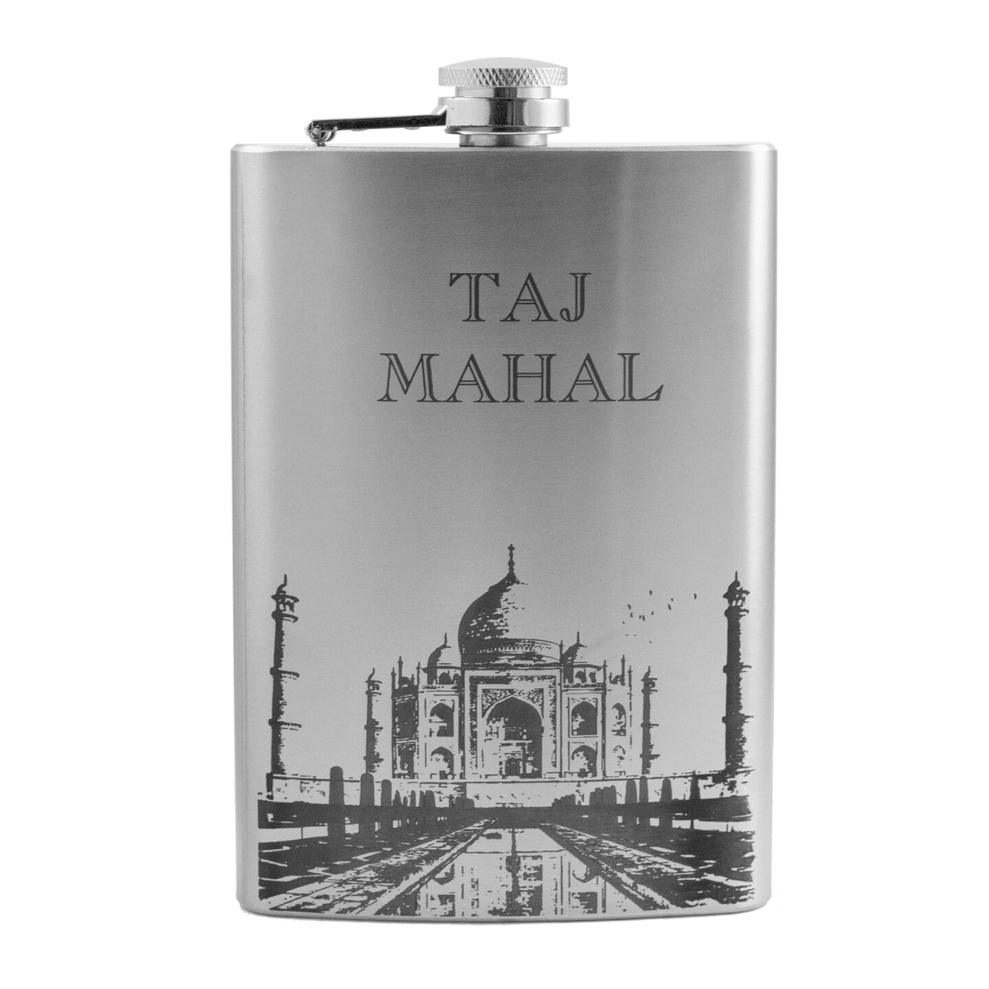 8oz Taj Mahal Stainless Steel Flask 8oz Taj Mahal Stainless Steel Flask