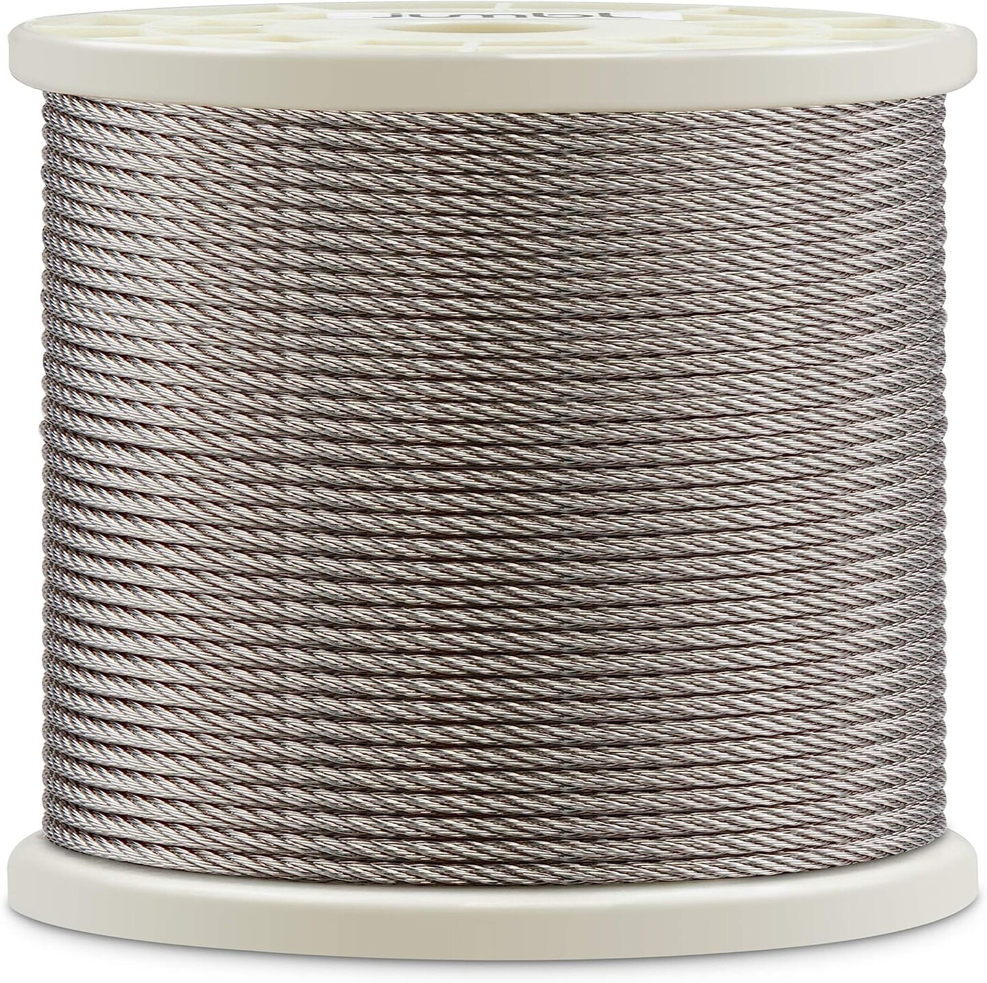 Jumbl 1/8” Wire Rope, Indoor & Outdoor 7x7 Stainless Steel Wire Rope