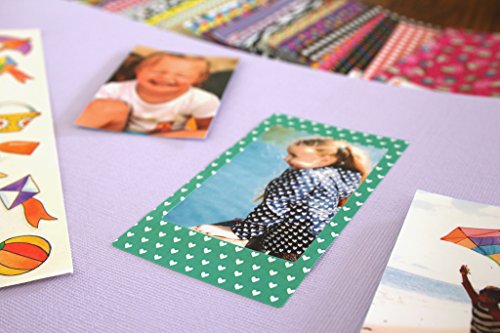Zink Colorful Sticker Paper for 2x3 Photo Paper - Pack of 100 Compatible with Kodak, Lifeprint, Polaroid &#x26; More