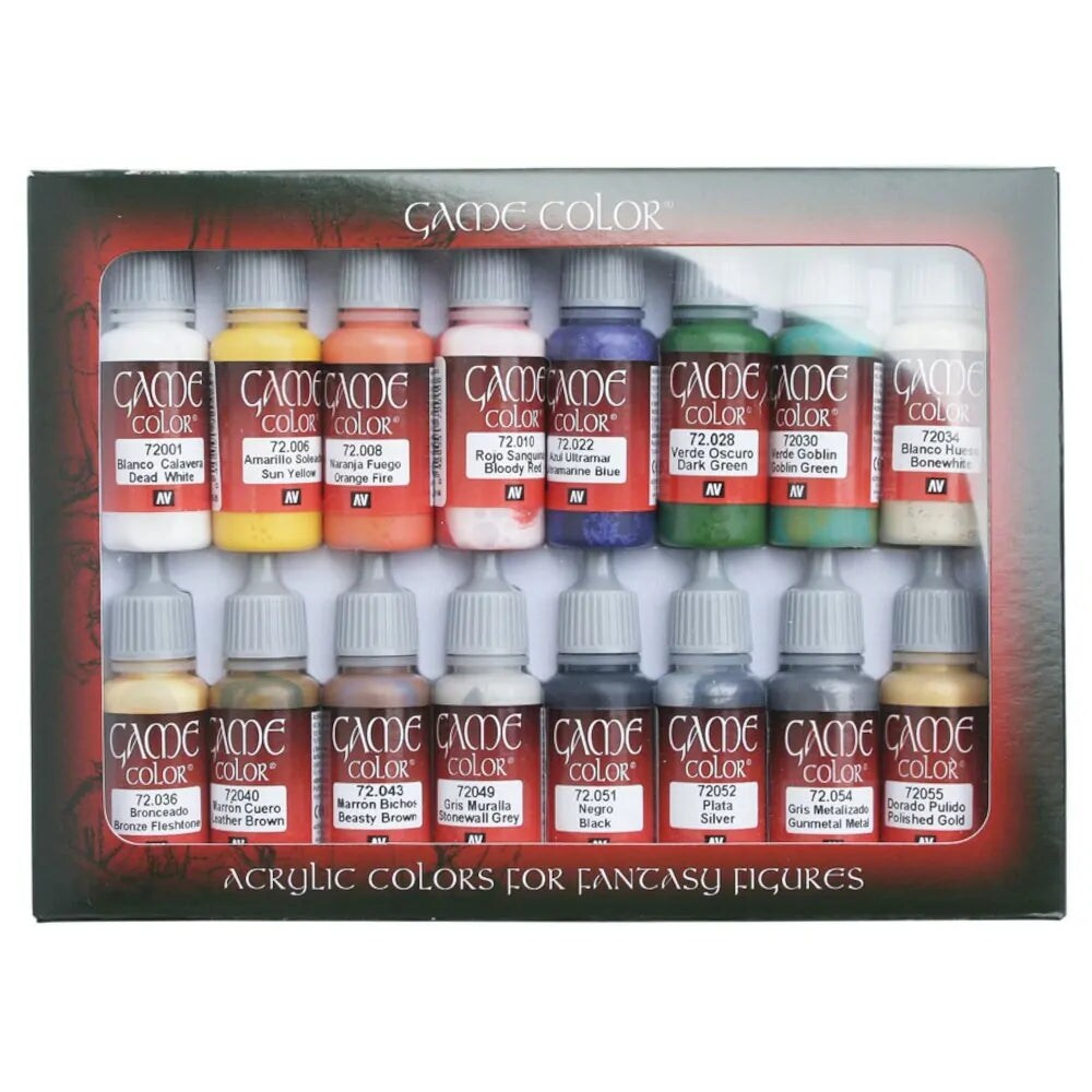 Vallejo Wood and Leather Paint Set Paint Set : Arts, Crafts &  Sewing