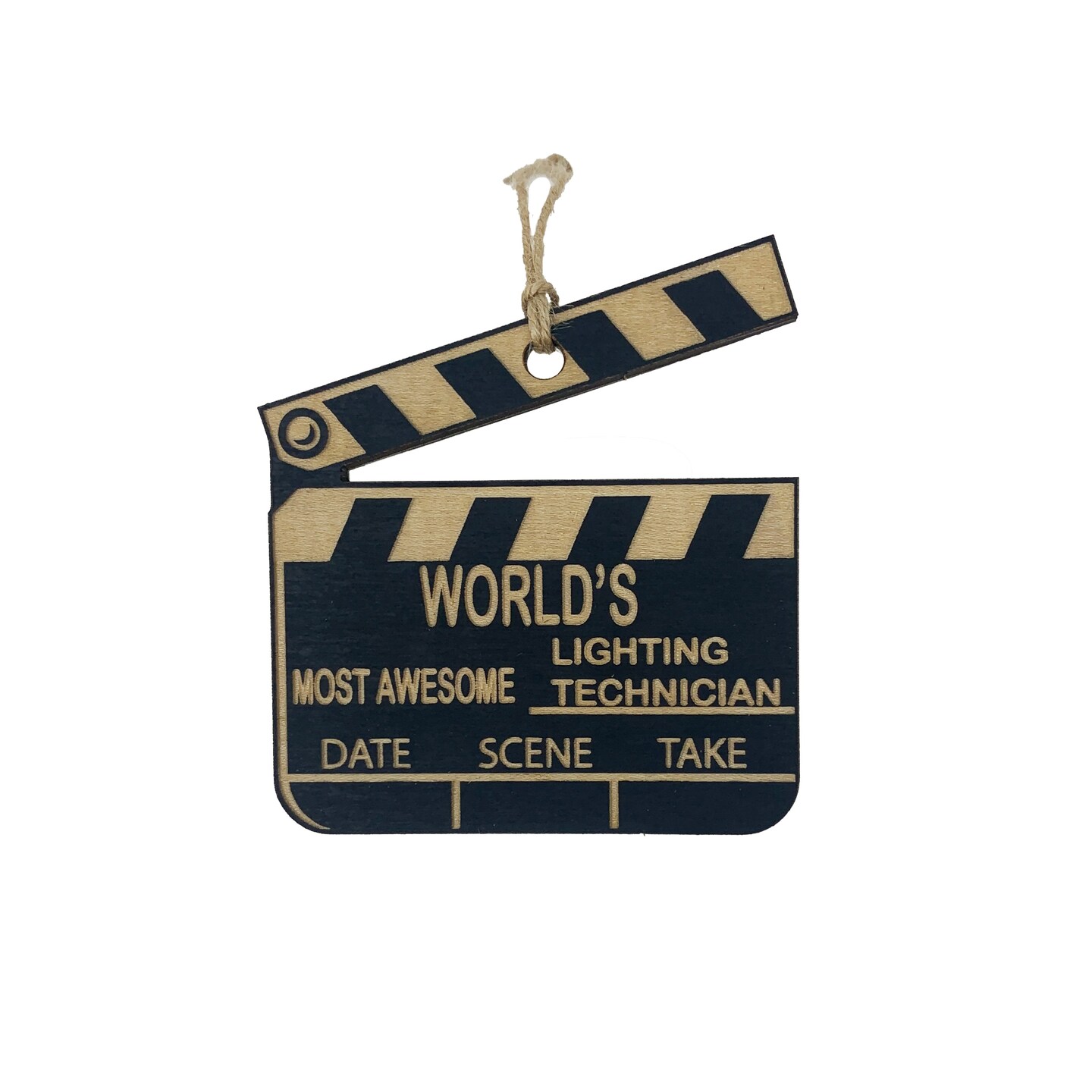 Worlds most awesome Lighting Technician - Ornament Black Worlds most awesome Lighting Technician - Ornament Black