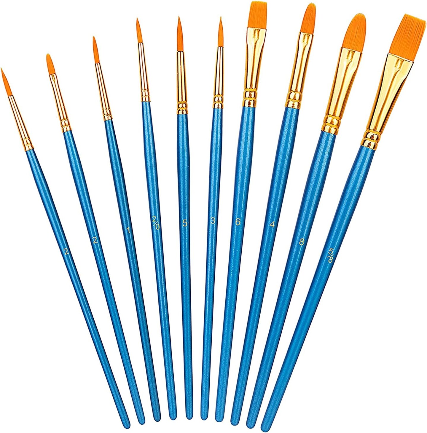 Acrylic/Oil Brushes 10/ Set - MICA Store