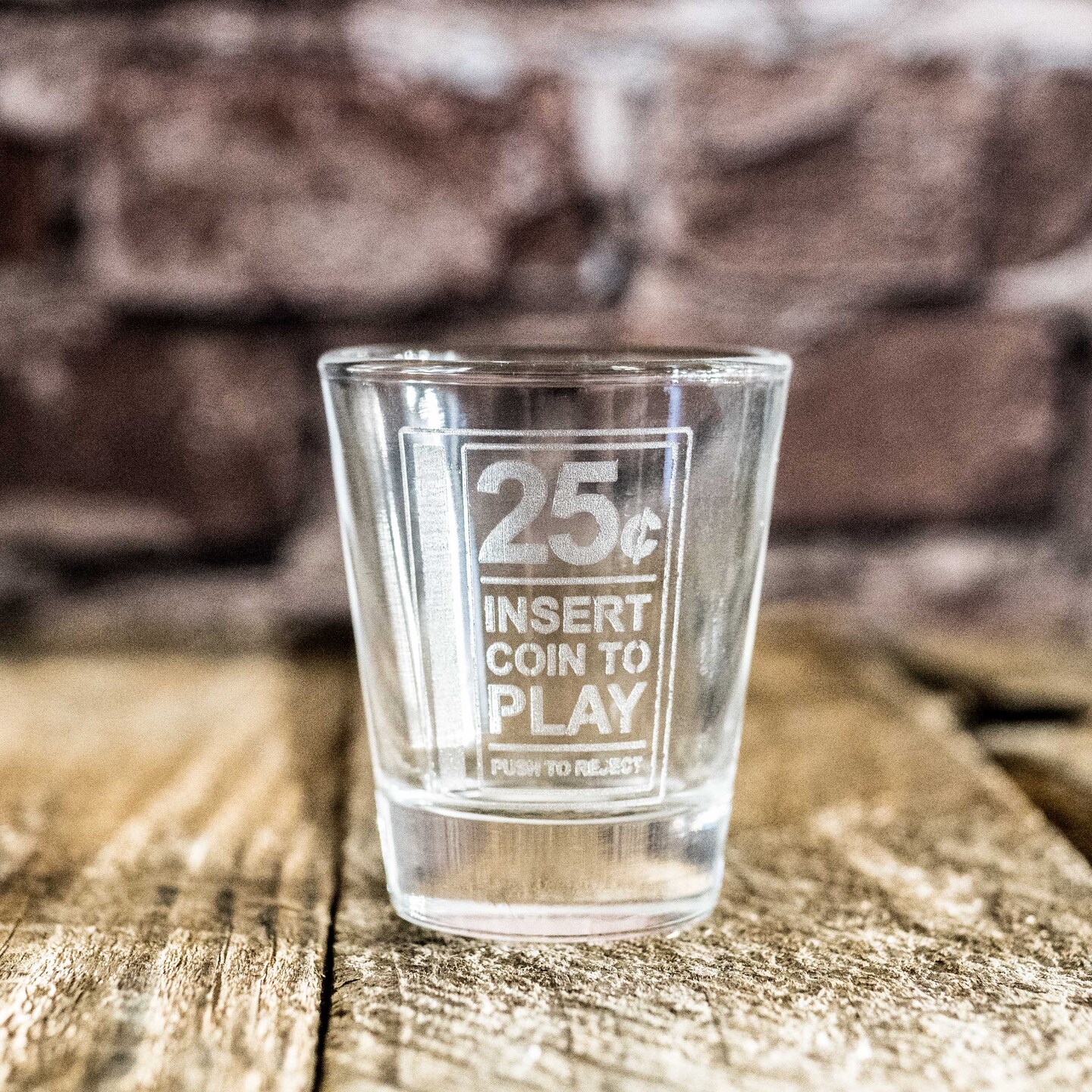 2oz Insert to Play Shot glass Michaels