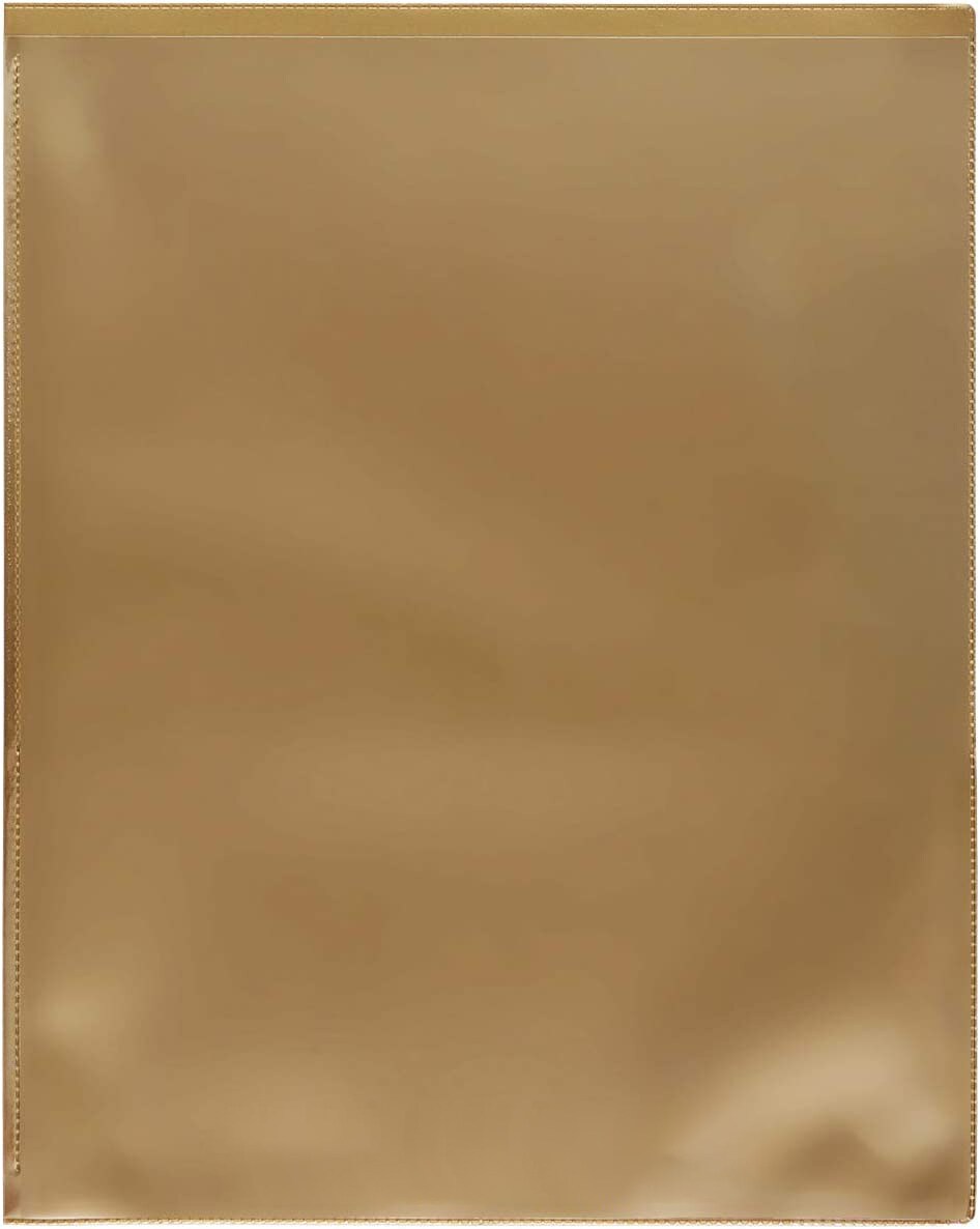 Plastic 2-Pocket Folders - Clear Overlay on Front and Back - Made in U.S.A