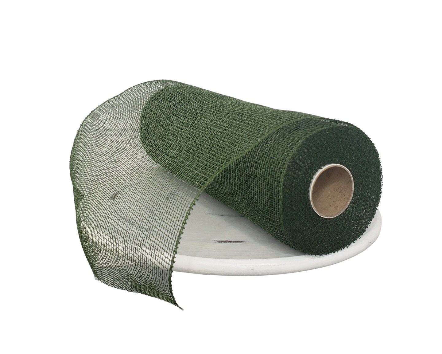 RE130243-10.25&#x22; x 10yd Deco Poly Mesh-Moss Green
