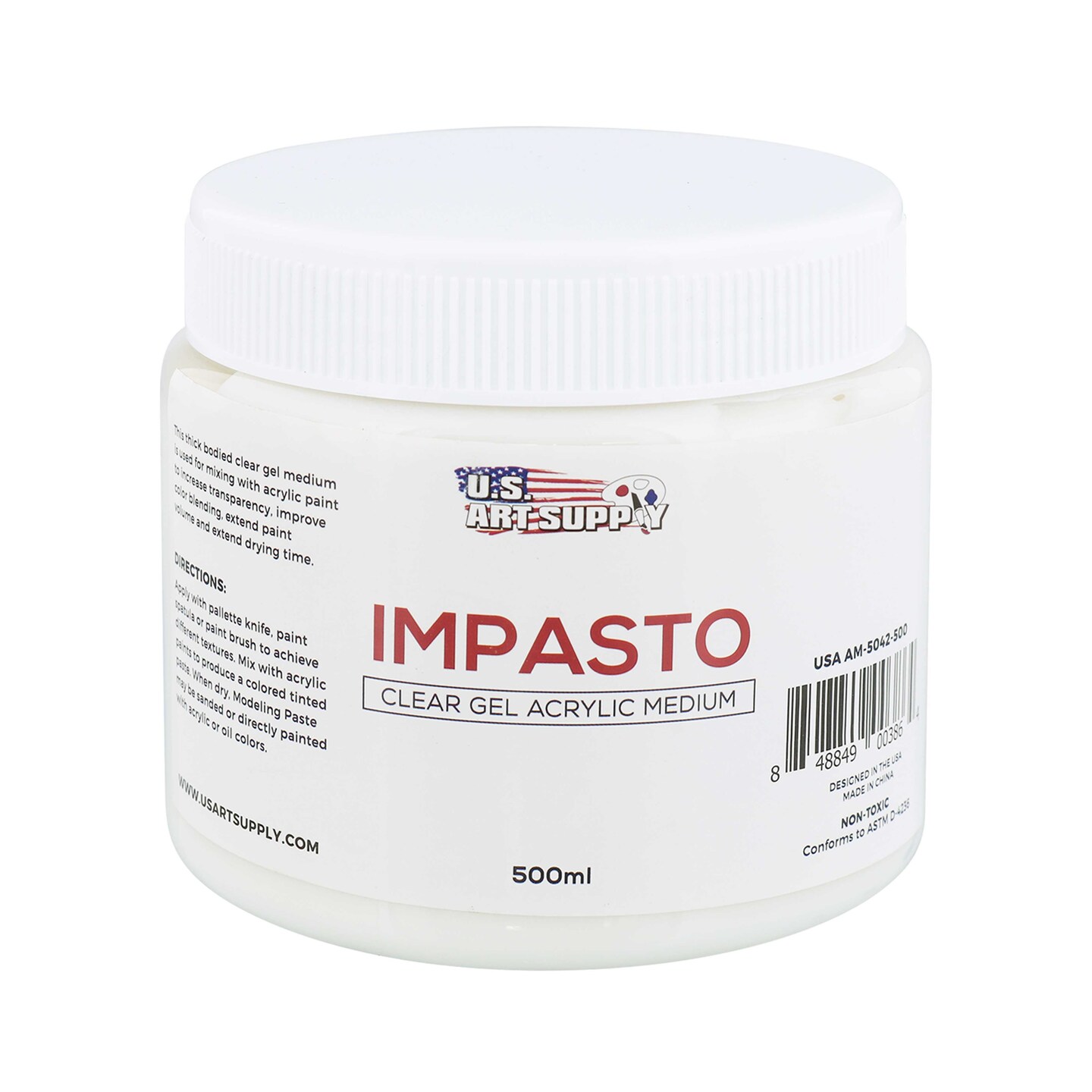Impasto Clear Gel Acrylic Medium, 500ml Tube Michaels