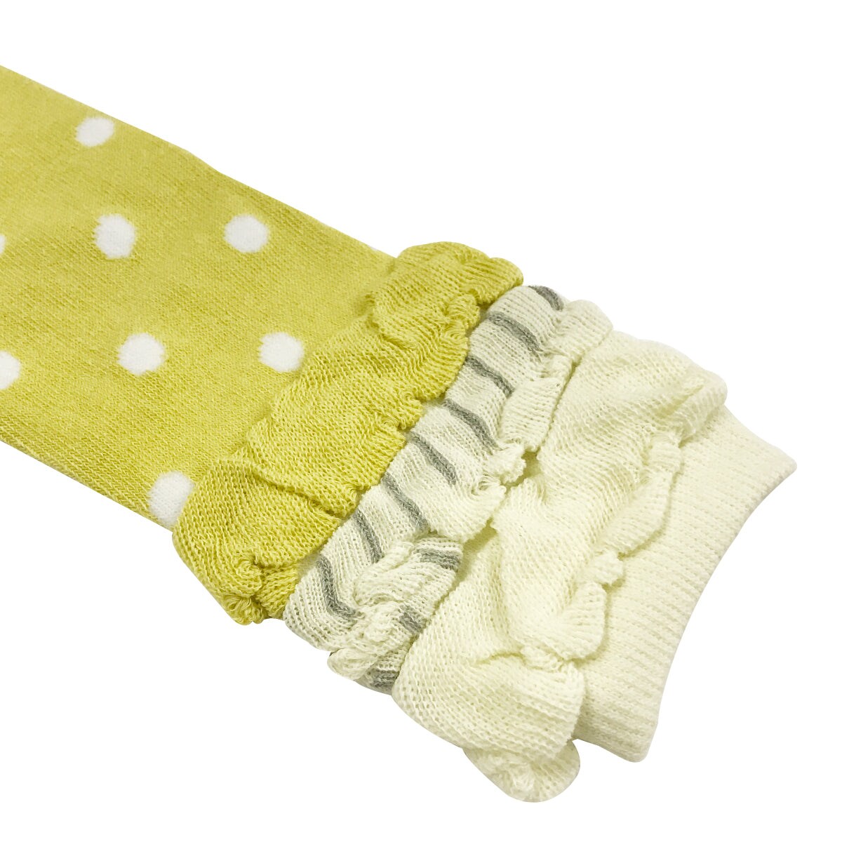 Wrapables Colorful Baby Leg Warmers Set of 3, Stylish Bears and Dots