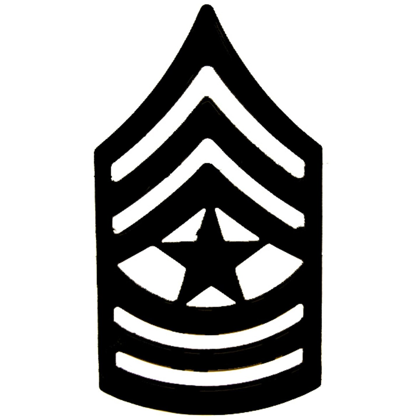 U.S. Army E9 Staff Sergeant Major Pin Subdued 1