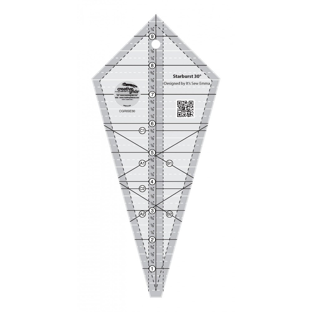 Creative Grids Starburst 30 Degree Triangle Ruler | Michaels