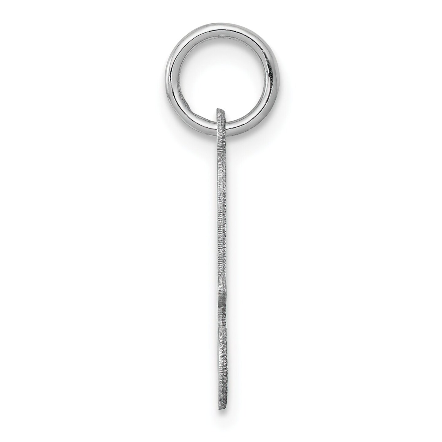 Sterling Silver Stamped Initial Letter A Charm Pendant Jewerly 20mm x 13mm