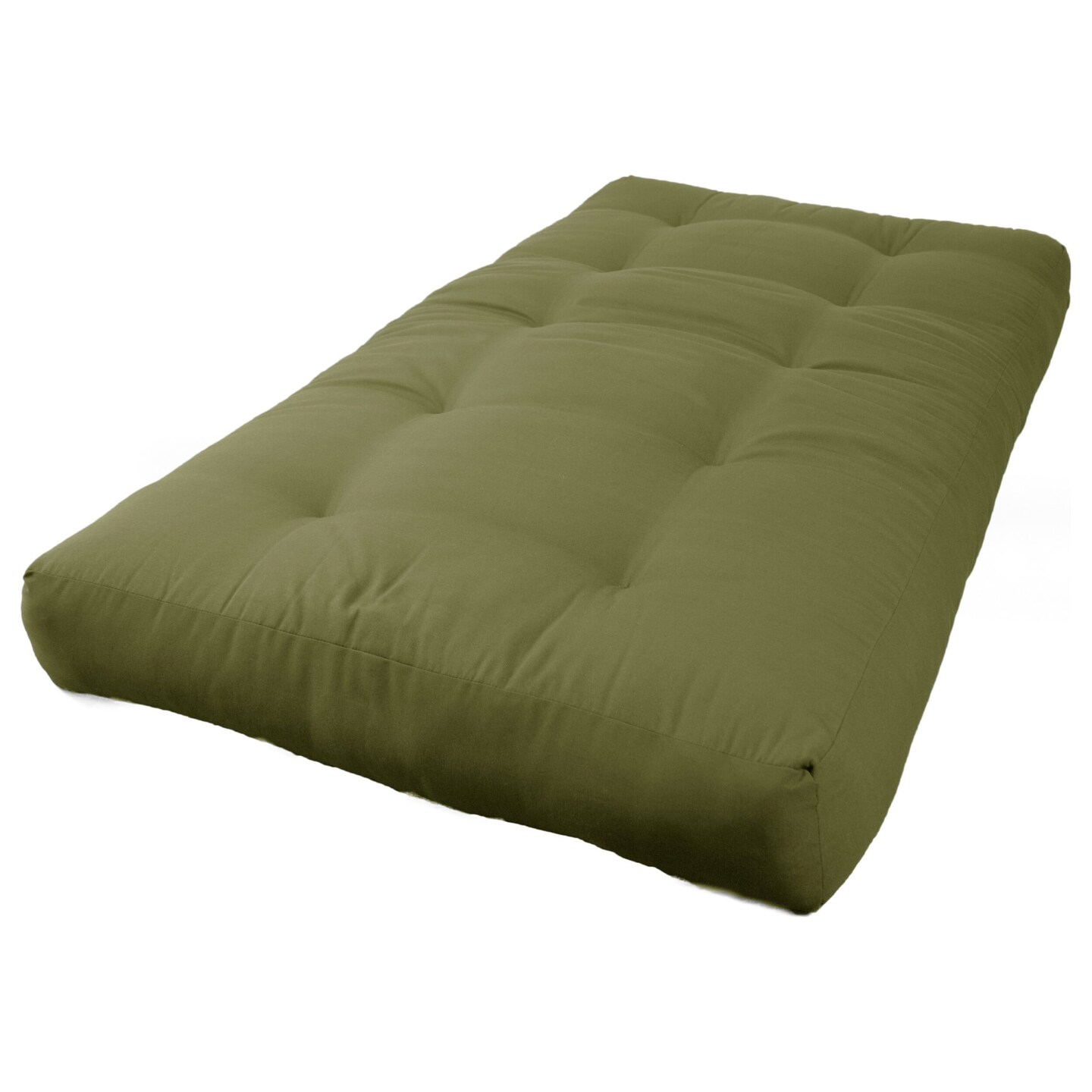 Blazing Needles Renewal 7-inch Twill Twin-size Futon Mattress - Sage - Sage