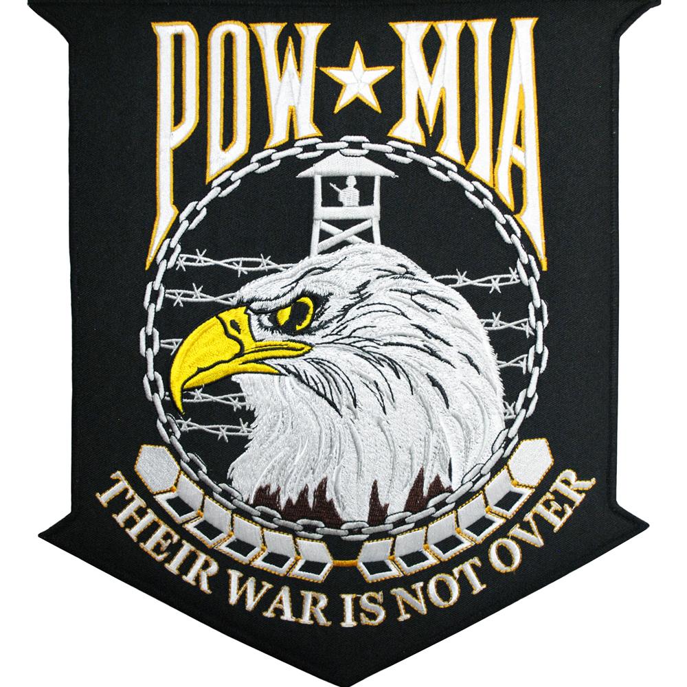 POW MIA Their War is Not Over 12 inch Patch