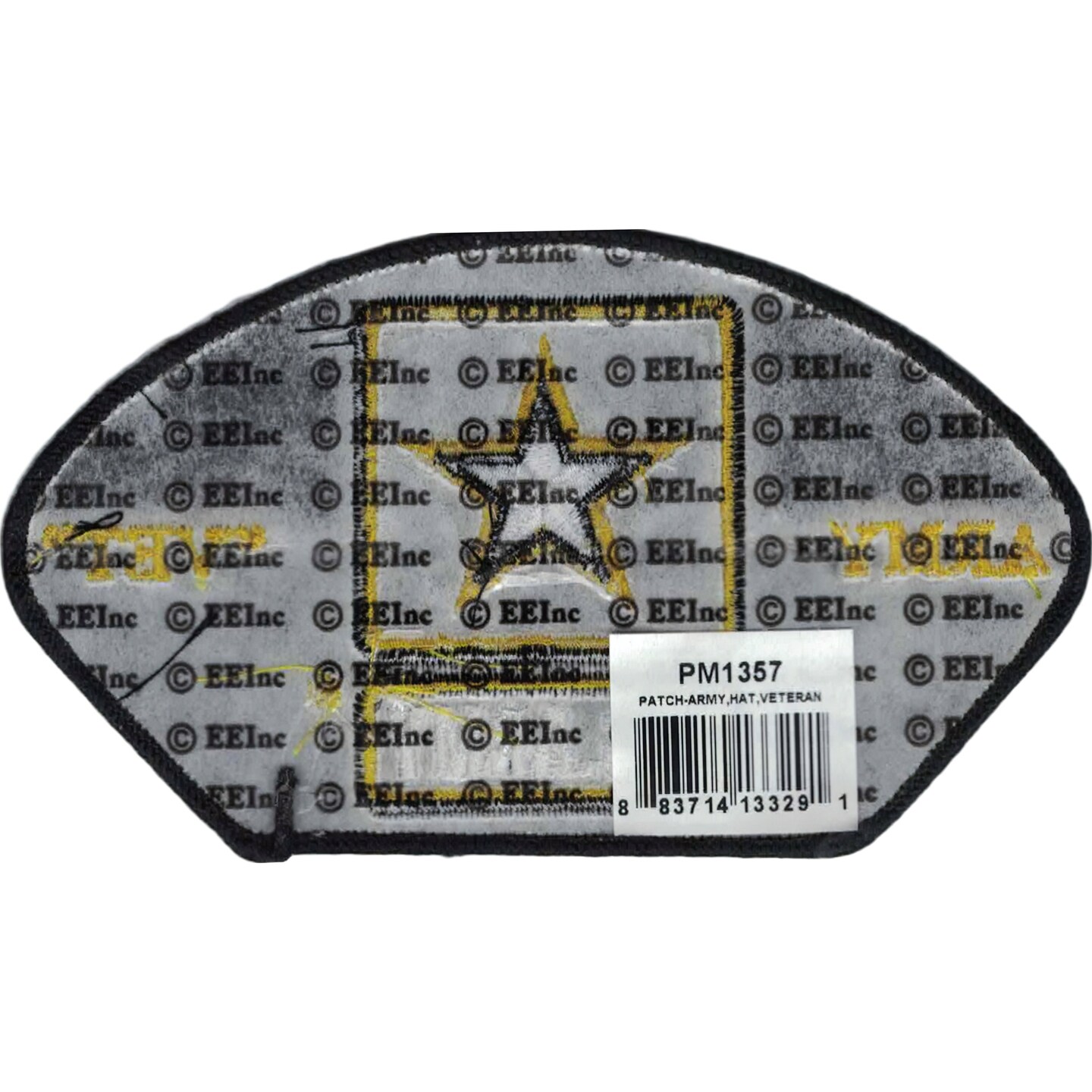 U.S. Army Veteran Hat Patch 2 3/4&#x22; x 5 1/4&#x22;