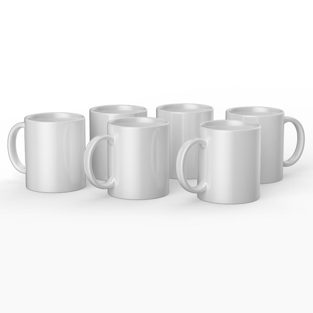 Cricut Ceramic Mug Blank, White - 12 oz/340 ml (6 ct)