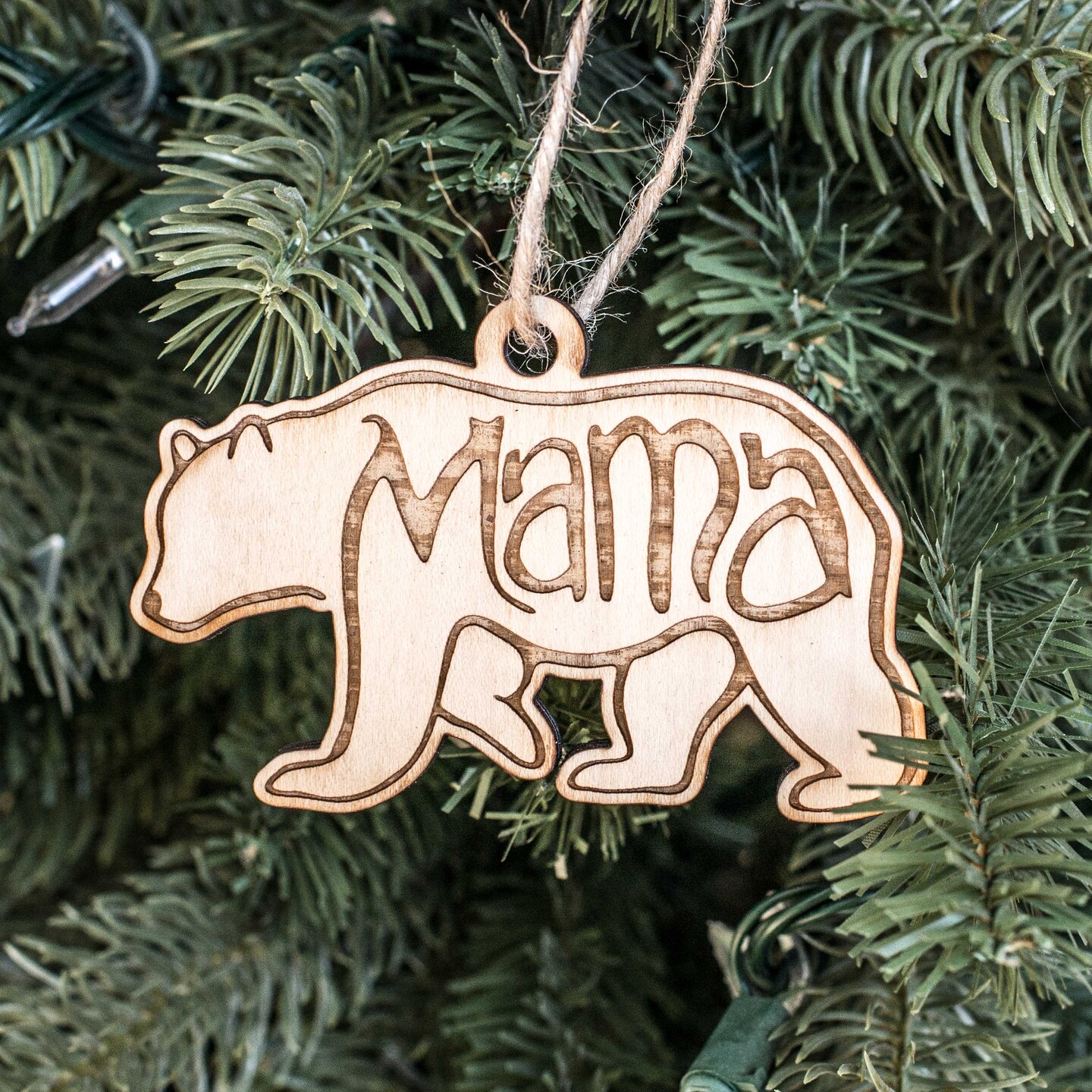 Mama Bear Christmas Ornament