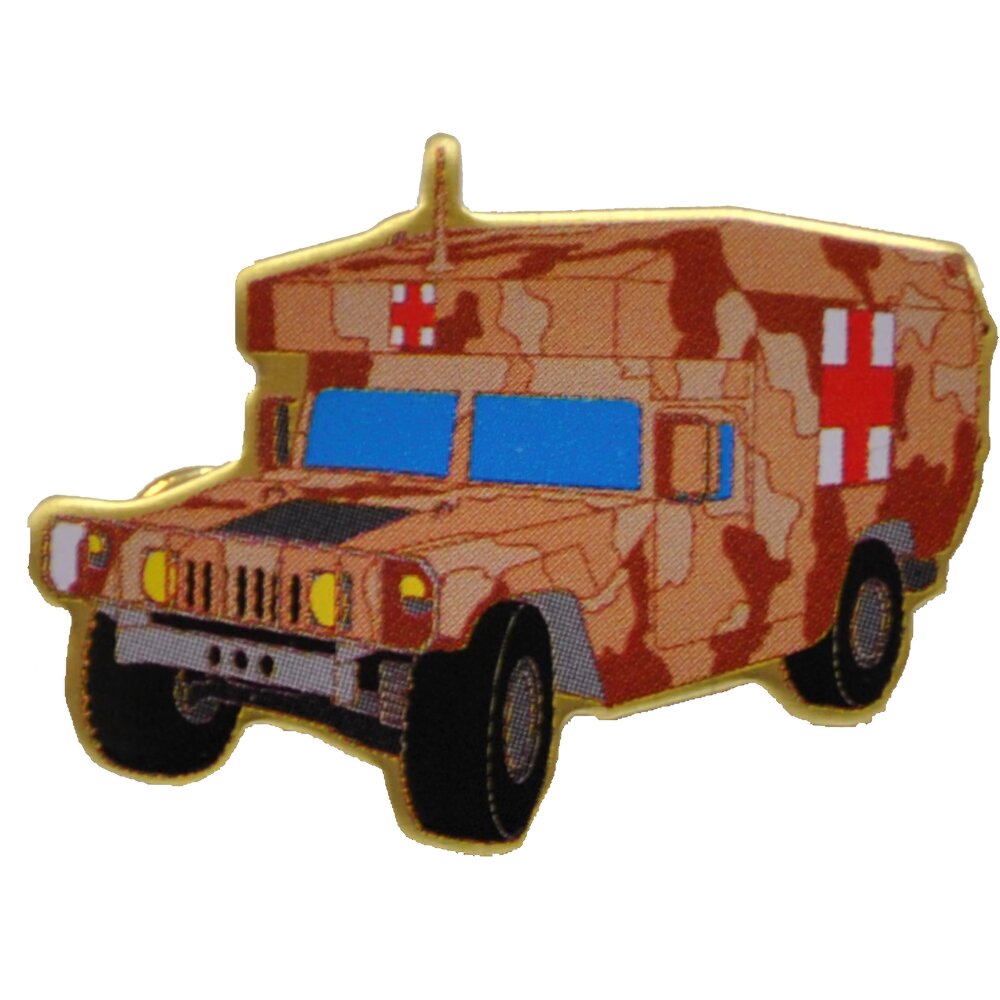 EagleEmblems P02043 Pin-Humvee,Ambulance (1&#x27;&#x27;)