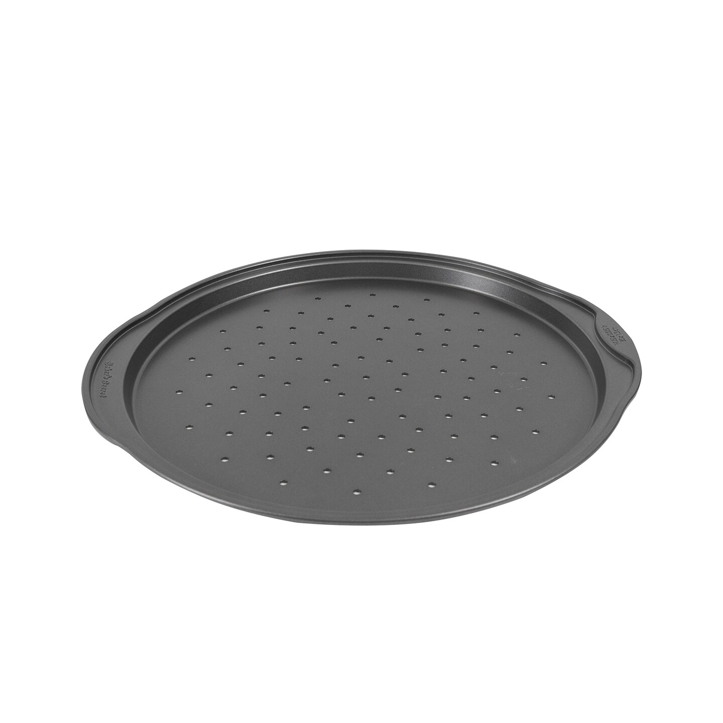 Baker's Secret Non stick Pizza Pan for Oven 16", Carbon Steel Pizza Baking Pan, Non-stick Bakeware Food-Grade Coating For Easy Release Dishwasher Safe Oven Baking Supplies - Classic Collection