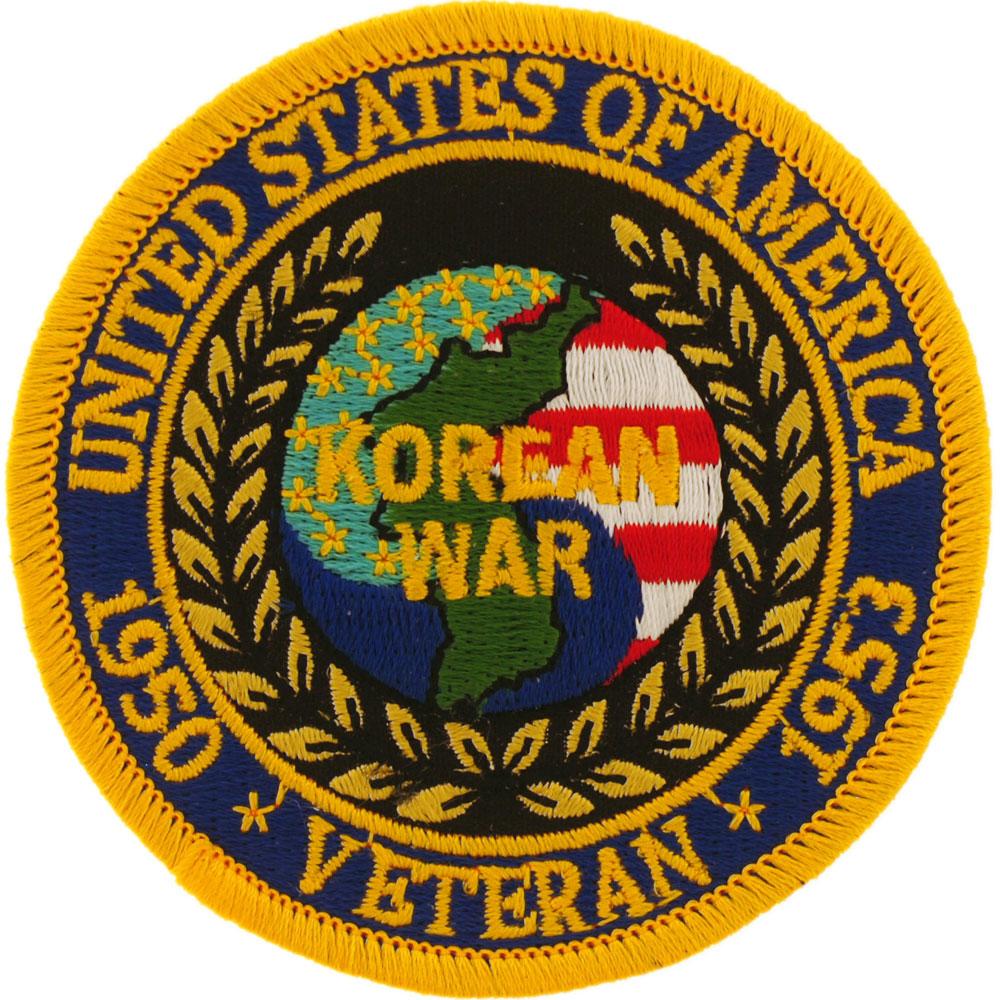 Korean War Veteran 50th Anniversary Patch 3&#x22;