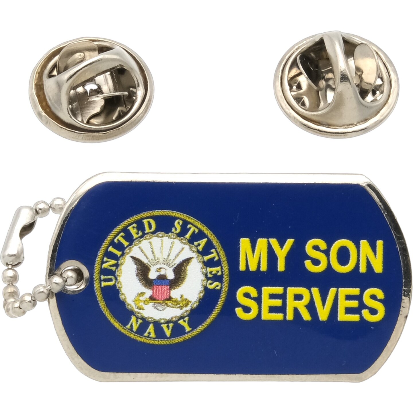 U.S. Navy My Son Is In The Navy Pin 7/8&#x22;