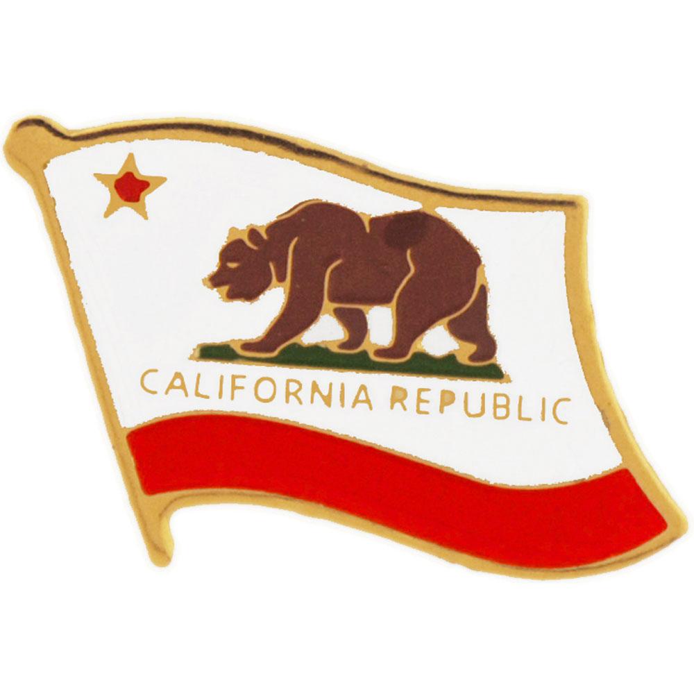 California Flag Pin 1&#x22;