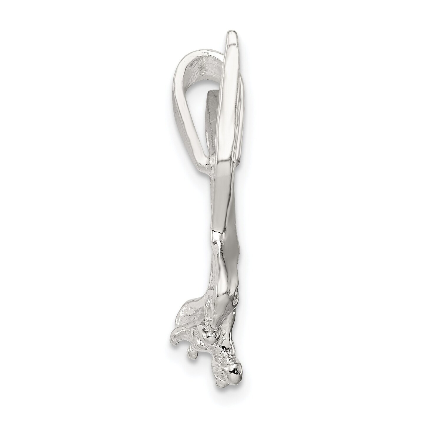 Sterling Silver Eagle Pendant Charm Bird Jewelry 23mm x 17mm
