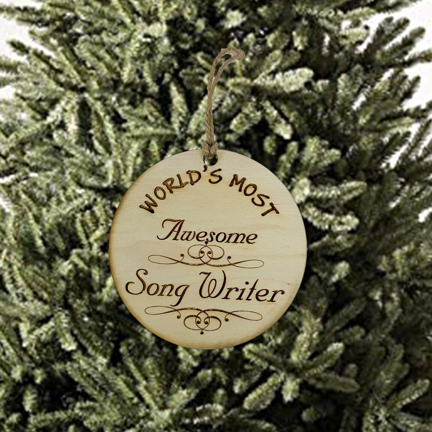 Worlds most Awesome Song Writer - Ornament Worlds most Awesome Song Writer - Ornament