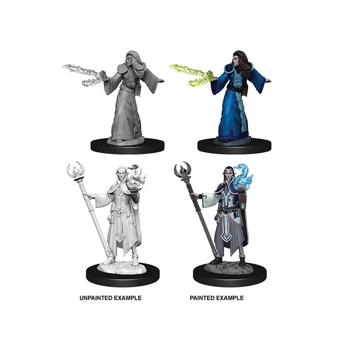 D&#x26;D Nolzur&#x27;s Marvelous Unpainted Miniatures: Elf Wizard (2)