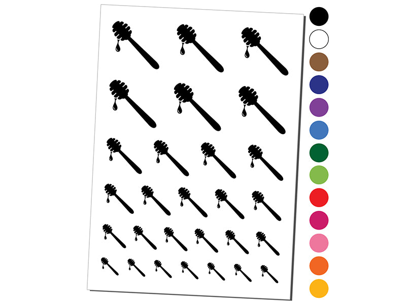 Honey Dipper Temporary Tattoo Water Resistant Fake Body Art Set Collection