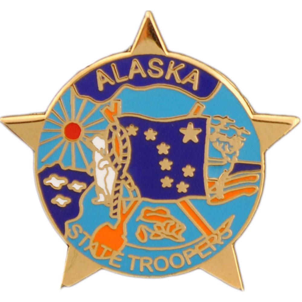 Alaska State Trooper Pin 1&#x22;