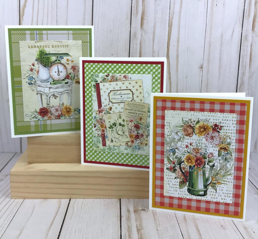 Floral Card Making Kit and Supplies